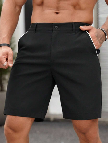 2025 Διασυνοριακά Νέα Βρετανικά Σορτς Κοστουμιού Καλοκαιρινά Ανδρικά Casual Παντελόνια Μόδας Όμορφα Εκρήξεις Μονόχρωμα Σορτς