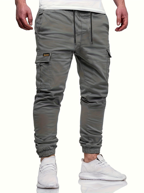 Férfi lezser szabadidőnadrág, cargo nadrág, külföldi kereskedelmi stílus, 2025-ös ifjúsági stílus, lélegző, mosógépben mosható