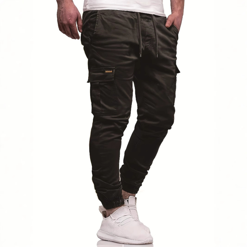 Férfi lezser szabadidőnadrág, cargo nadrág, külföldi kereskedelmi stílus, 2025-ös ifjúsági stílus, lélegző, mosógépben mosható