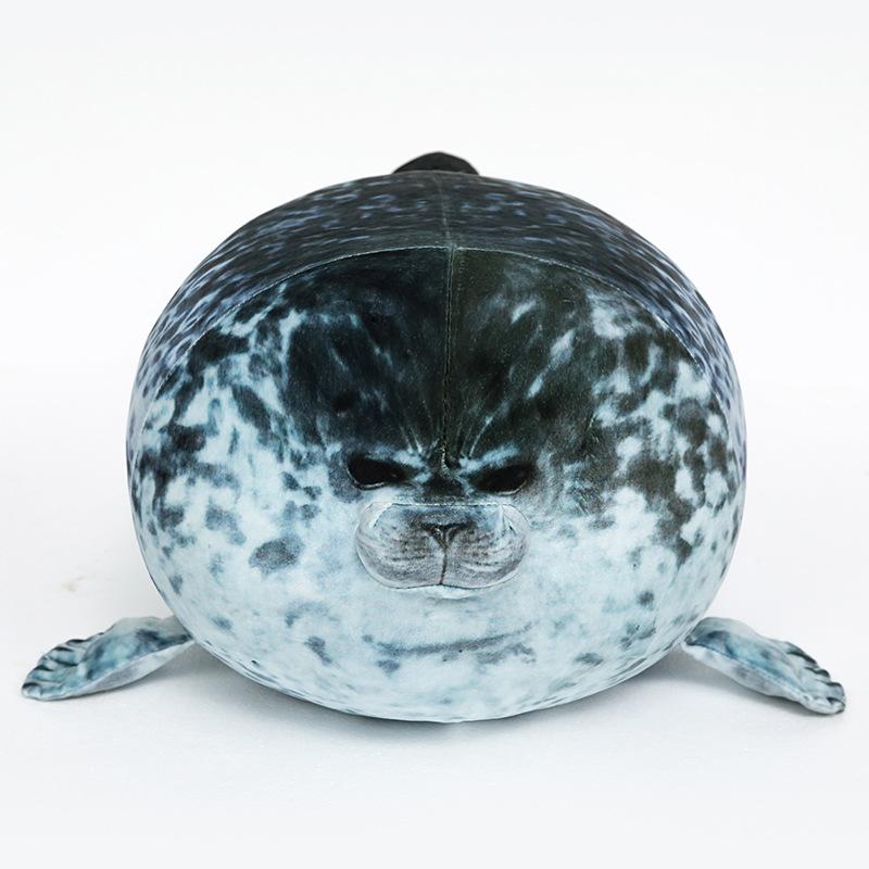 Új barna japán oszakai fókapárna gombóc kis fókababa baba plüssjáték akváriumpárna