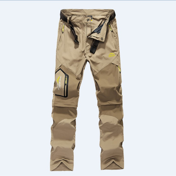 Мъжки бързосъхнещи панталони за външен вид, бързосъхнещи панталони, подвижни водоустойчиви и ветроустойчиви туристически панталони, ежедневни щурмови панталони, къси, промоция
