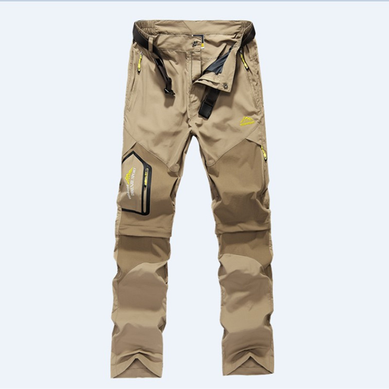 Мъжки бързосъхнещи панталони за външен вид, бързосъхнещи панталони, подвижни водоустойчиви и ветроустойчиви туристически панталони, ежедневни щурмови панталони, къси, промоция