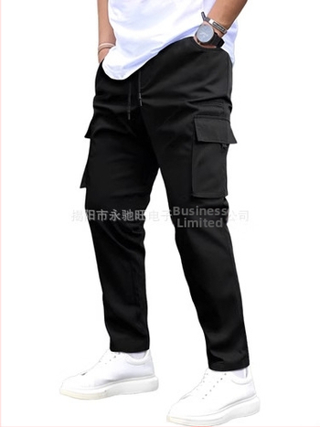 Americký štýl letné nové prané osobnosti trendy rovné nohavice módne pouličné voľné ležérne dlhé nohavice všestranné unisex