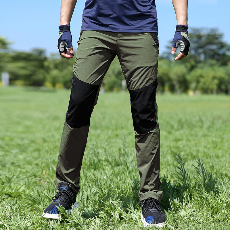 Бързосъхнещи мъжки панталони за открито, тънки, зареждащи, еластични, със слънцезащитен крем, дишащи, големи размери, спортни, туризъм, планинско катерене през лятото
