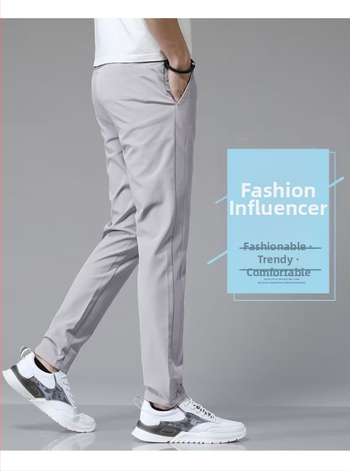 Őszi lélegző lezser nadrág férfi koreai stílusú karcsúsított szabású, egyszerű divatos, fiatalos, sokoldalú, mindennapi, elegáns, skinny sportnadrág