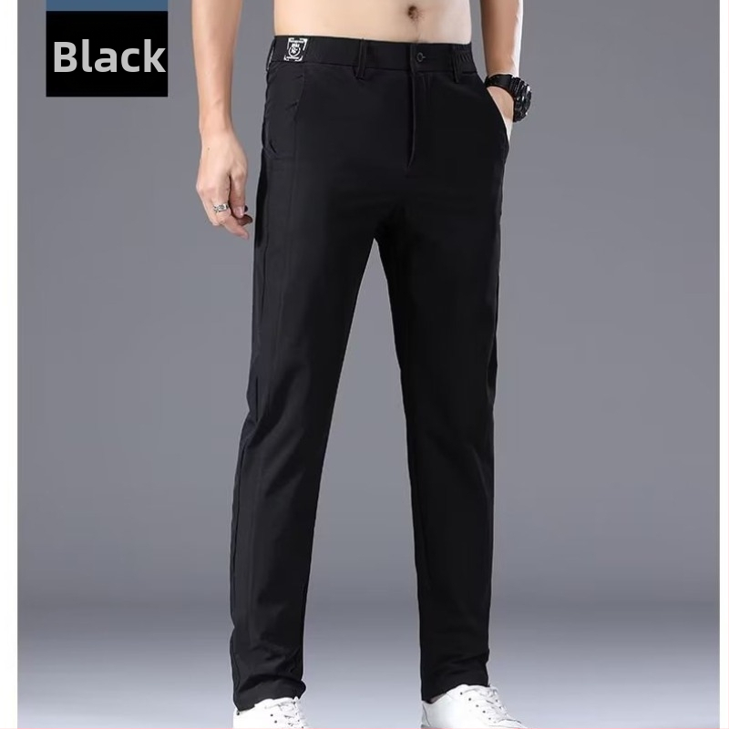 Őszi lélegző lezser nadrág férfi koreai stílusú karcsúsított szabású, egyszerű divatos, fiatalos, sokoldalú, mindennapi, elegáns, skinny sportnadrág