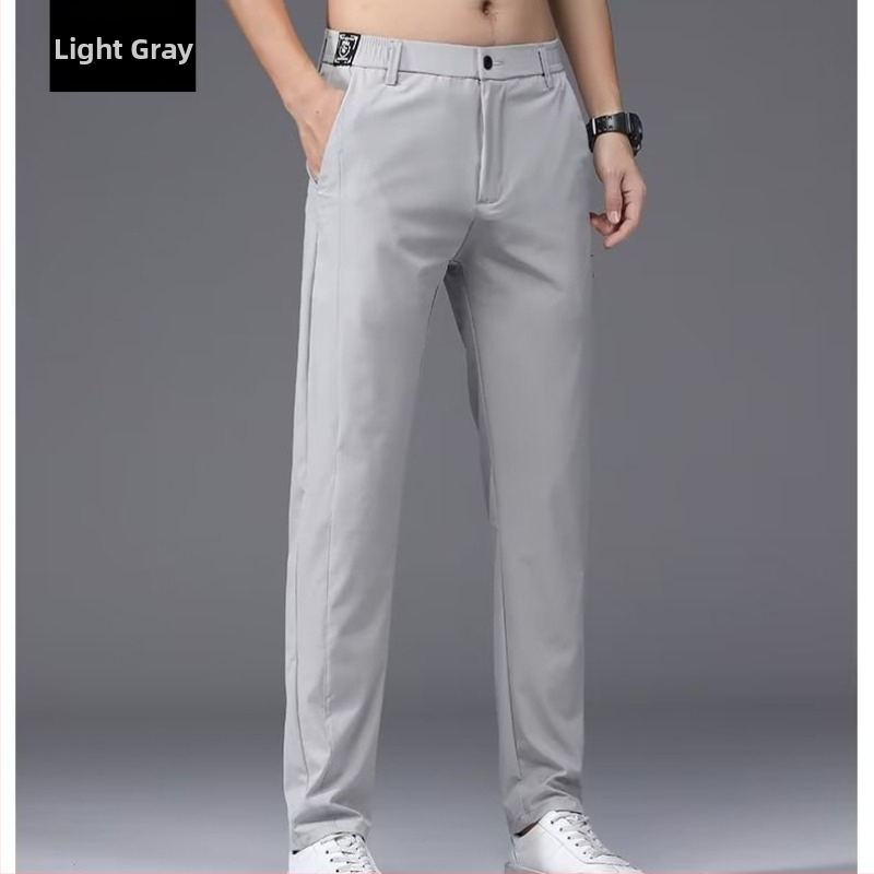 Őszi lélegző lezser nadrág férfi koreai stílusú karcsúsított szabású, egyszerű divatos, fiatalos, sokoldalú, mindennapi, elegáns, skinny sportnadrág