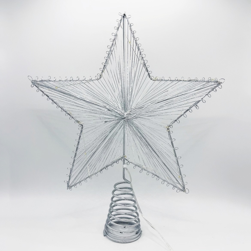 Karácsonyfa teteje csillag fa teteje csillag karácsony ötágú csillag vascsillag karácsonyfadíszek forrás