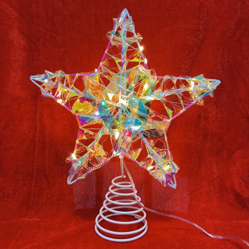 Karácsonyfa teteje csillag fa teteje csillag karácsony ötágú csillag vascsillag karácsonyfadíszek forrás