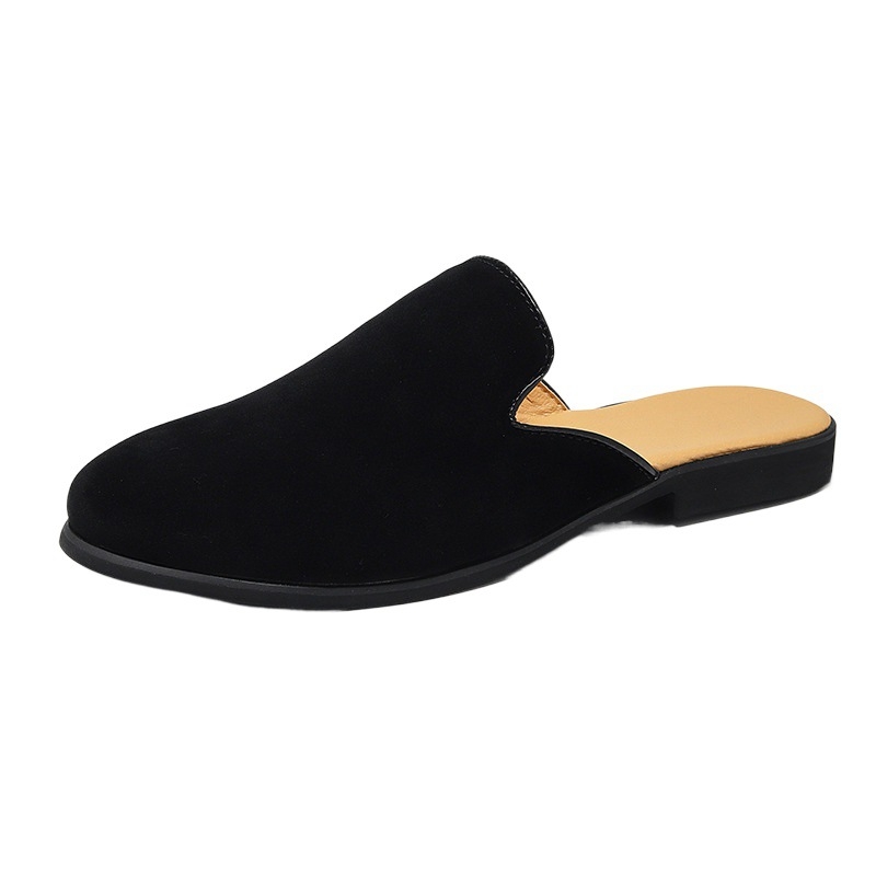 Briti stiilis kinnise ninaga sussid, uued meeste mitmekülgsed mokassiinid, ümara ninaga, pehmest nahast kummist tallaga nahast kingad