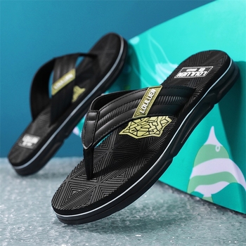 2025 Καλοκαιρινές σαγιονάρες ανδρικές εξατομικευμένες εξωτερικές σαγιονάρες, παπούτσια θαλάσσης για υπαίθριες δραστηριότητες, μοντέρνα, αντιολισθητικά σανδάλια με μαλακή σόλα, ανδρικά, μοντέρνα