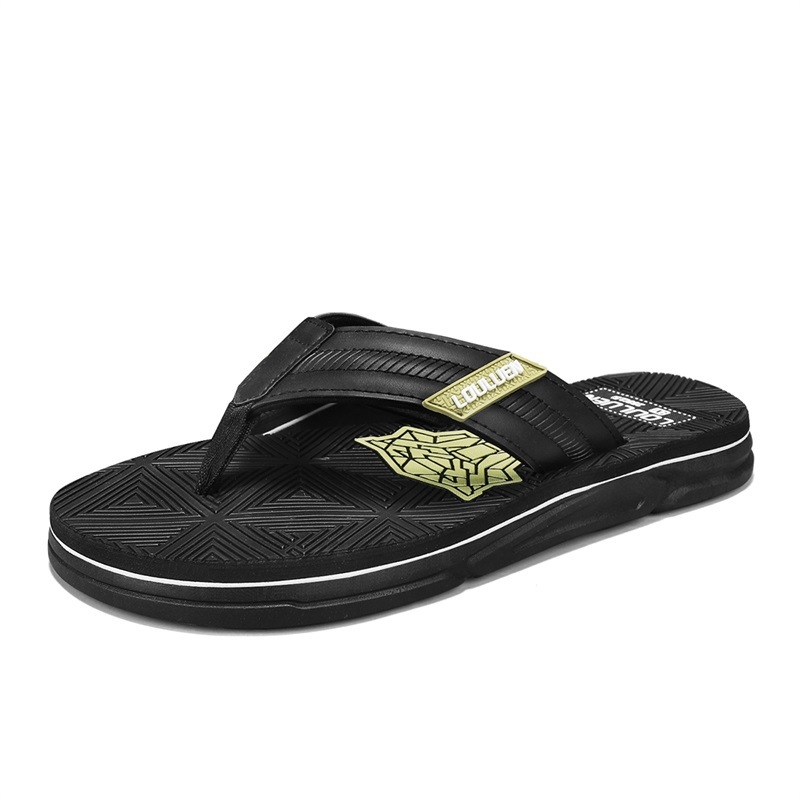 2025 Nyári Férfi Flip-Flopok Személyre szabott Felsőruházat Strandcipők Kültéri Trendi Puha Talpú Csúszásgátló Szandálok Férfi Trendi