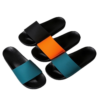 Modne uniseks papuče s otvorenim prstima, jednobojne, PVC materijal, neklizajuće, otporne na habanje, univerzalne kupaonske papuče za unutarnju i vanjsku upotrebu