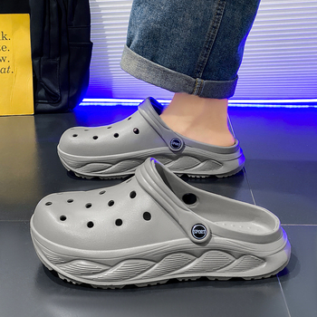 Ανδρικά παπούτσια Hole Shoes Καλοκαιρινά, μισής στήριξης, αναπνεύσιμα, αναπνεύσιμα, παντόφλες Baotou, παντόφλες εξωτερικού χώρου, ανδρικά σανδάλια, παντόφλες, χονδρική πώληση