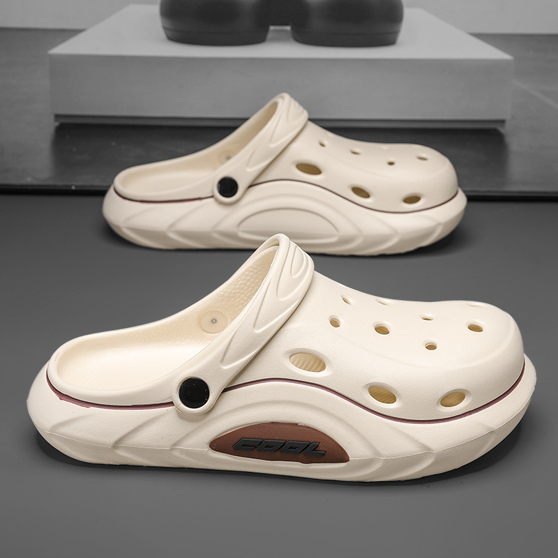 Vasaros drabužiai Operacinė Neslystančios Storapadžiai Šūdo Jausmas Paplūdimio Slaugytoja Baotou Šlepetės 2024 Padidintos skylės Batai Moterims