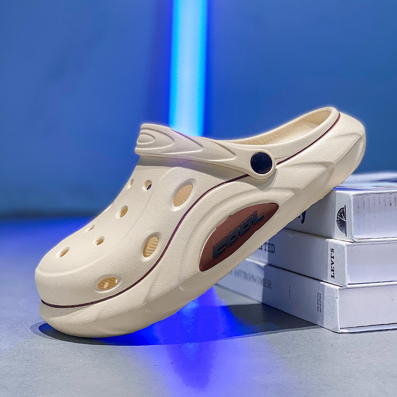 Vasaros drabužiai Operacinė Neslystančios Storapadžiai Šūdo Jausmas Paplūdimio Slaugytoja Baotou Šlepetės 2024 Padidintos skylės Batai Moterims