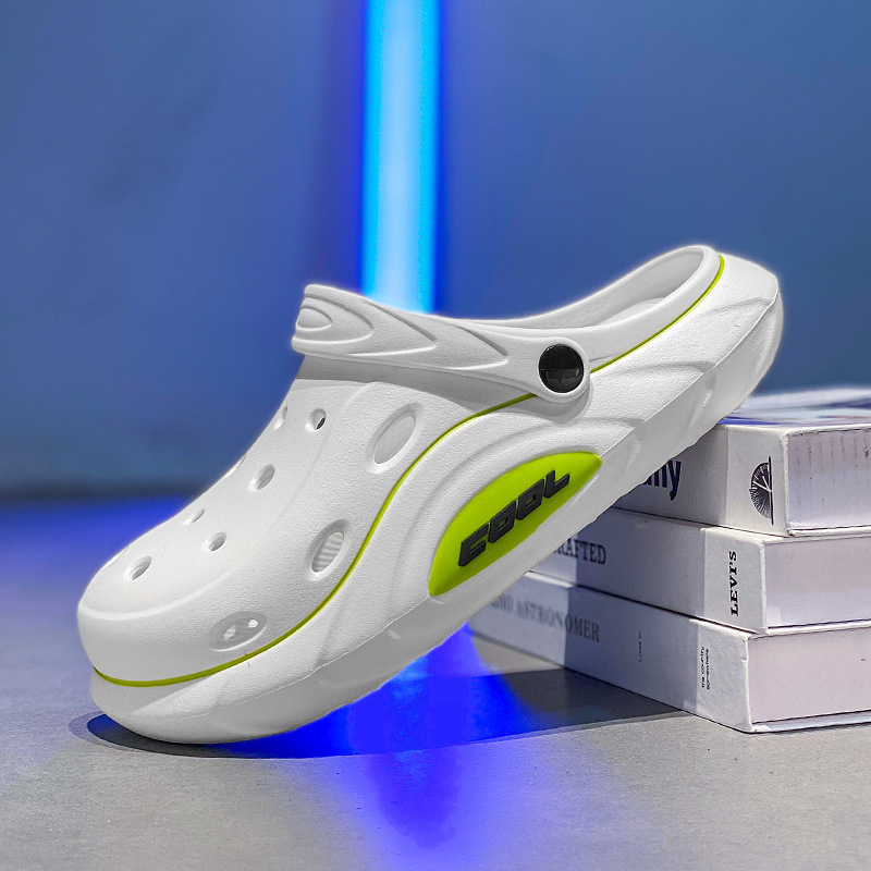 Vasaros drabužiai Operacinė Neslystančios Storapadžiai Šūdo Jausmas Paplūdimio Slaugytoja Baotou Šlepetės 2024 Padidintos skylės Batai Moterims