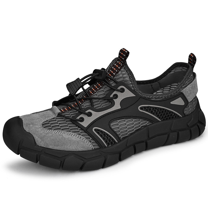 Pantofi de plajă casual pentru bărbați, pantofi de vară 2024, stil nou, cu talpă moale, respirabil, antiderapant, pentru exterior, pantofi de plajă