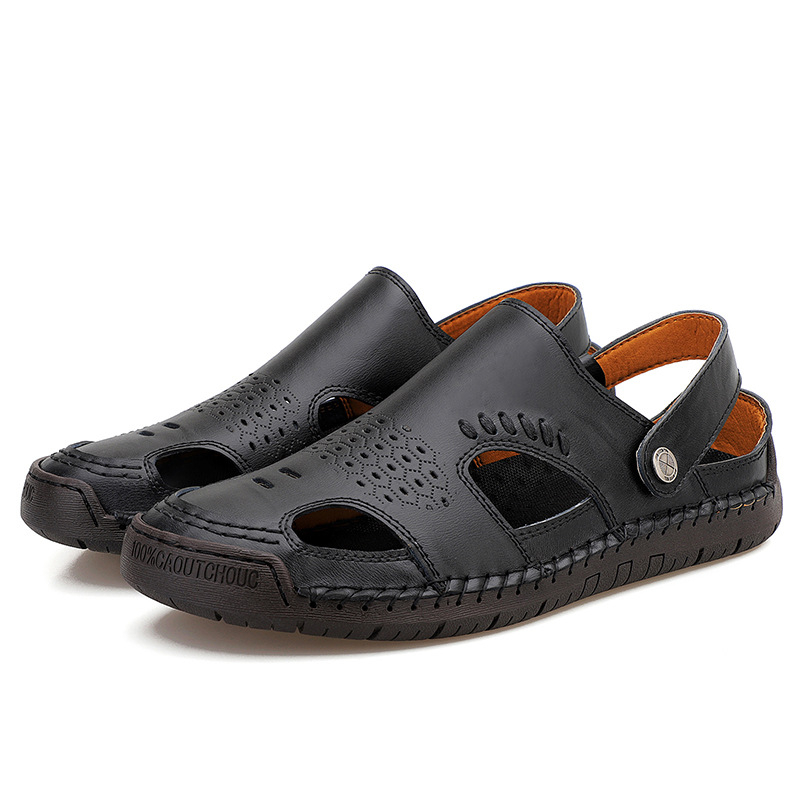 Pantofi de plajă de vară pentru bărbați, de primăvară 2024, sandale casual noi pentru bărbați, papuci respirabili