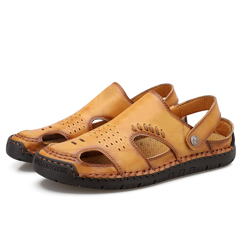 Pantofi de plajă de vară pentru bărbați, de primăvară 2024, sandale casual noi pentru bărbați, papuci respirabili