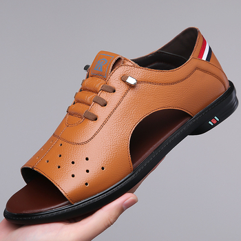 Férfi szandálok Nyári Új Alkalmi Puha Talpú Csúszásgátló Strandcipők Férfi Trendi Római Szandálok Cipők Férfi Nagykereskedelem
