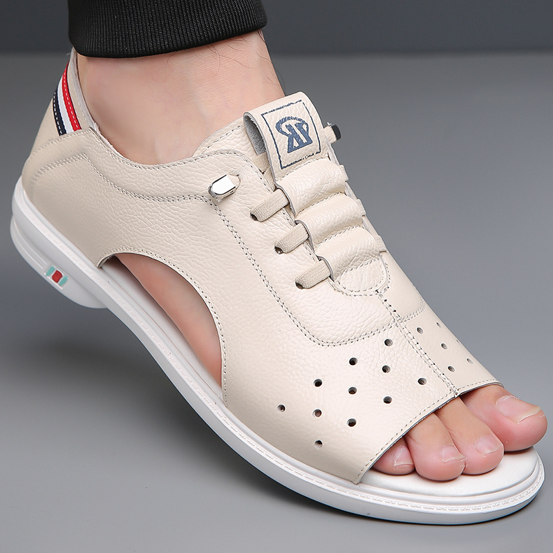 Férfi szandálok Nyári Új Alkalmi Puha Talpú Csúszásgátló Strandcipők Férfi Trendi Római Szandálok Cipők Férfi Nagykereskedelem