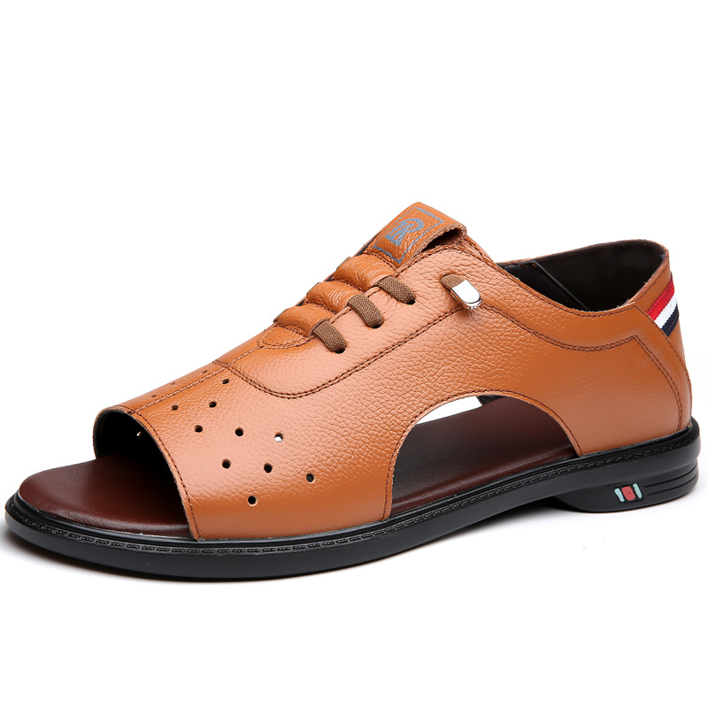 Férfi szandálok Nyári Új Alkalmi Puha Talpú Csúszásgátló Strandcipők Férfi Trendi Római Szandálok Cipők Férfi Nagykereskedelem