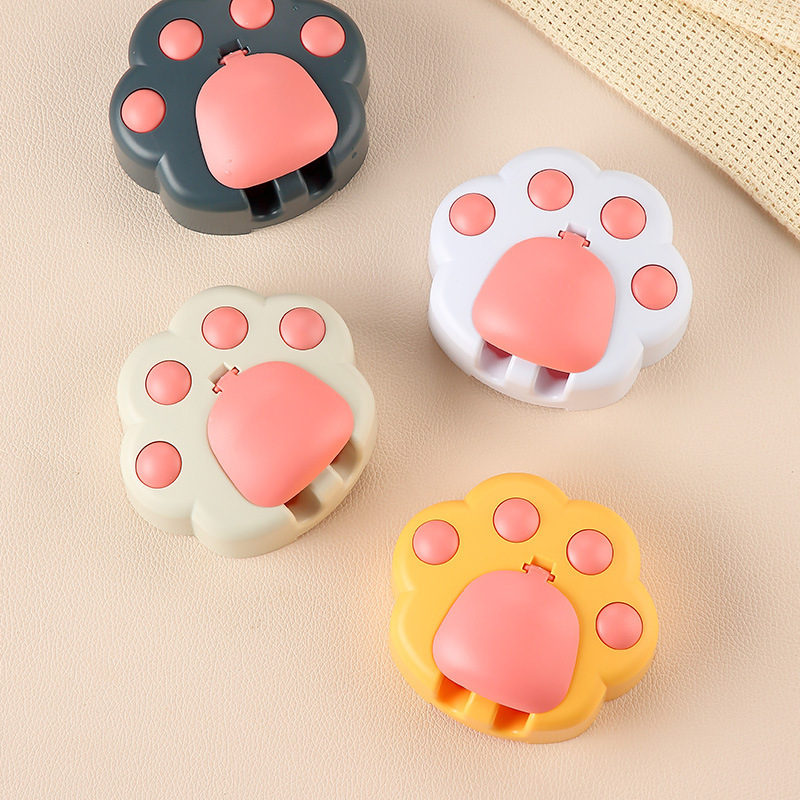 Mielas katės letenos dantų šepetėlio laikiklis, montuojamas ant sienos, buitinis, be perforatoriaus, elektrinis dantų šepetėlis, vaikiškas kūrybingas dantų šepetėlio laikiklis