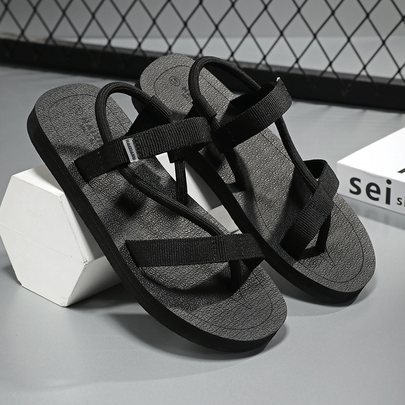 Férfi nyári felsőruházat Csúszásgátló Könnyű, kettős célú gázlócipő Vezetői papucs Nyári dezodoráló strandszandál férfiaknak