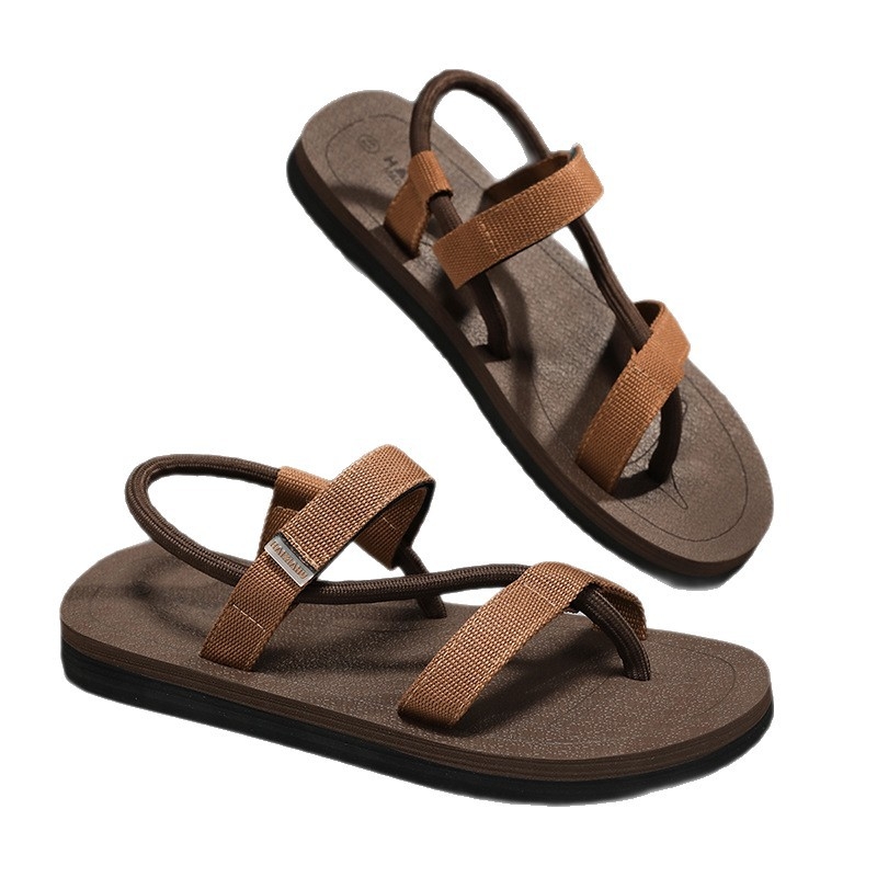 Férfi nyári felsőruházat Csúszásgátló Könnyű, kettős célú gázlócipő Vezetői papucs Nyári dezodoráló strandszandál férfiaknak