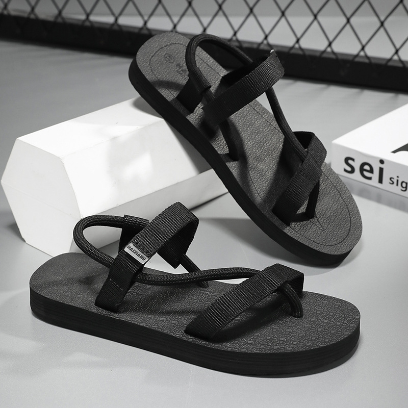 Férfi nyári felsőruházat Csúszásgátló Könnyű, kettős célú gázlócipő Vezetői papucs Nyári dezodoráló strandszandál férfiaknak