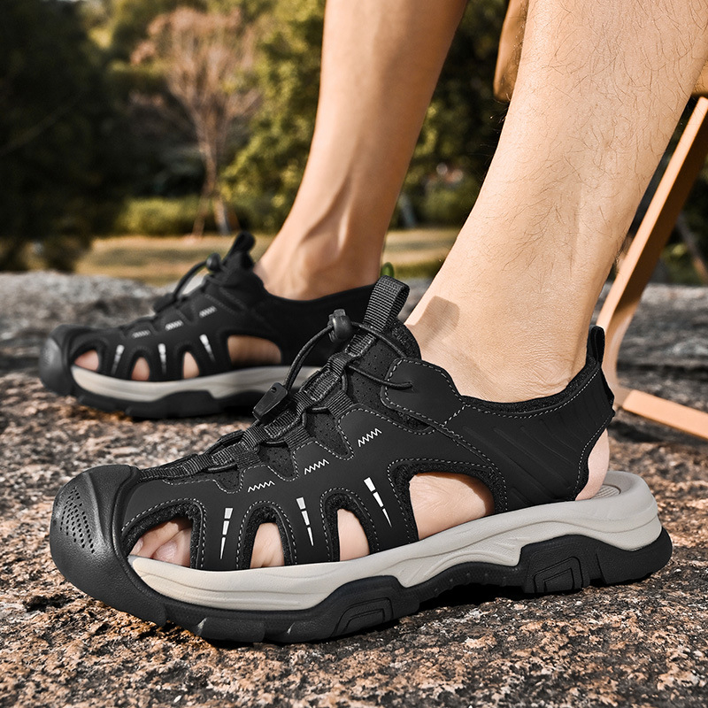 Határokon átnyúló nagyméretű utazási sport- és szabadidőcipők, kültéri üreges strandszandálok, férfi gázlócipők, folyami cipők, dropshipping