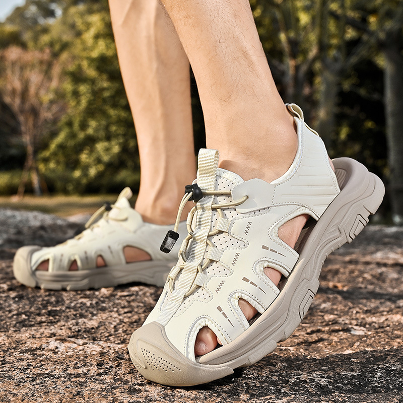 Határokon átnyúló nagyméretű utazási sport- és szabadidőcipők, kültéri üreges strandszandálok, férfi gázlócipők, folyami cipők, dropshipping