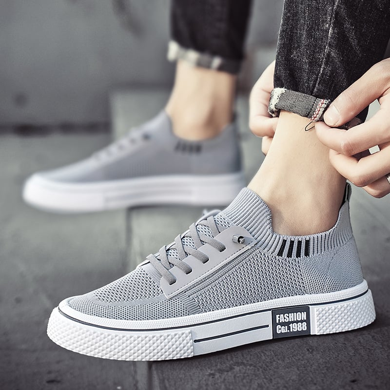 Pantofi sport pentru bărbați, pantofi de vară respirabili, plasă, casual, sport, plasă, leneși, alunecă-on, negri, moi, pantofi plat, pantofi la modă