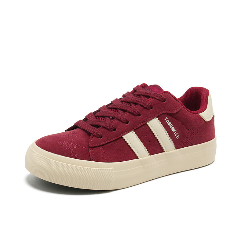 2025. gada pavasara jaunās audekla kurpes vīriešu maizes apavi modernas ikdienas kurpes retro sporta dēļu kurpes vīriešiem vairumtirdzniecība tiešraidē