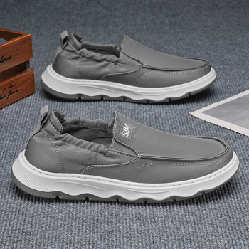 Ανδρικά παπούτσια από ύφασμα Umbrella Cloth, καλοκαιρινά, νέα, δημοφιλή στυλ, Lazy Slip-On, αθλητικά και sneakers αναψυχής, παλιά υφασμάτινα παπούτσια του Πεκίνου