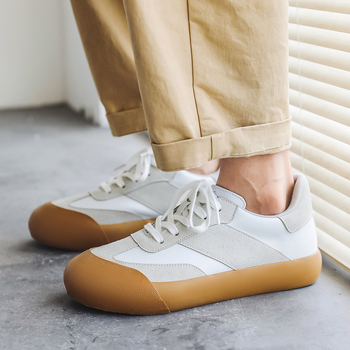 Αφράτα παπούτσια για ζευγάρια Άνοιξη και Φθινόπωρο Νέα Ιαπωνικά ρετρό χαμηλά, casual, φαρδιά, γερμανικά παπούτσια προπόνησης, ανδρικά και γυναικεία παπούτσια με χοντρή σόλα και μεγάλα δάχτυλα για breadboard