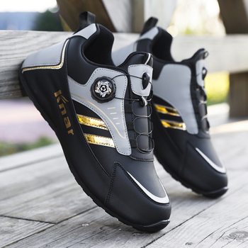 Férfi cipők 2025 tavasz új, minden mérkőzésre alkalmas alkalmi cipők, forgógombos tornacipő, minden mérkőzésre alkalmas, kényelmes, fűző nélküli alsó cipő