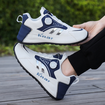Férfi cipők 2025 tavasz új, minden mérkőzésre alkalmas alkalmi cipők, forgógombos tornacipő, minden mérkőzésre alkalmas, kényelmes, fűző nélküli alsó cipő