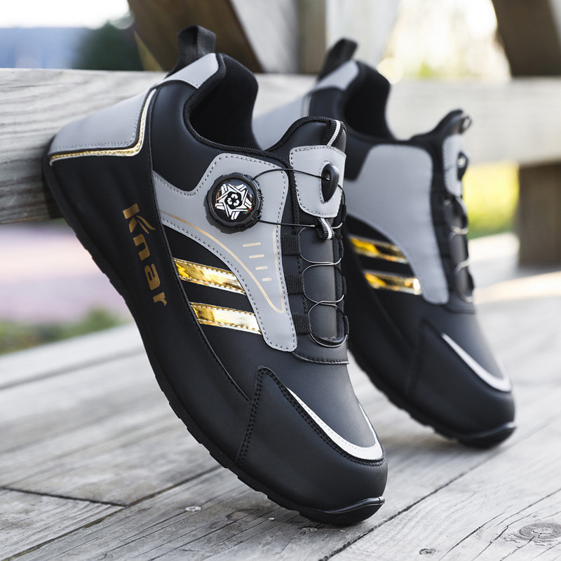 Férfi cipők 2025 tavasz új, minden mérkőzésre alkalmas alkalmi cipők, forgógombos tornacipő, minden mérkőzésre alkalmas, kényelmes, fűző nélküli alsó cipő