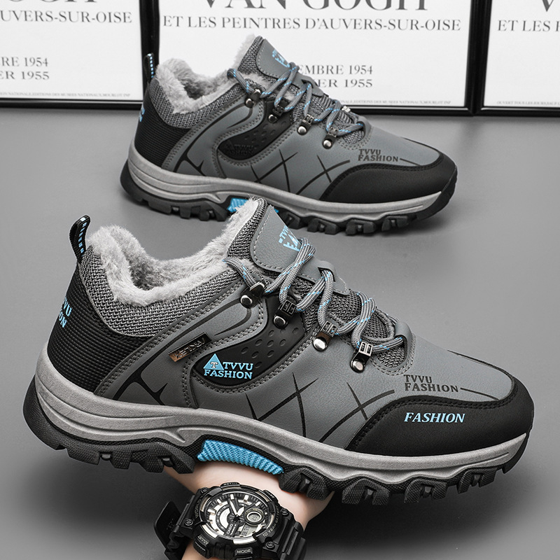 2025. Tople radne cipele s flis podstavom, neklizajuće, otporne na habanje, radne cipele za gradilišta, putovanja na otvorenom, planinarenje, svestrane ležerne i moderne cipele