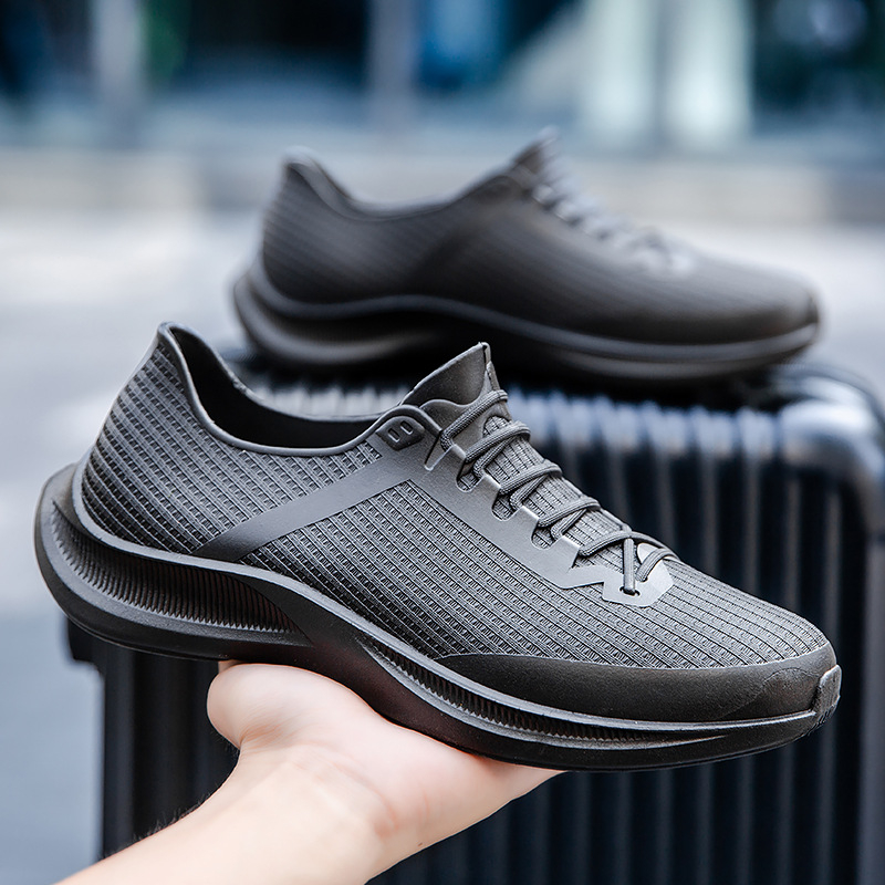 Cizme de ploaie pentru bărbați, pantofi de bucătărie de lucru din cauciuc pentru patru sezoane, la modă, cupluri, pantofi impermeabili cu croială joasă, pantofi de pescuit pentru femei, cizme de apă rezistente la uzură, antiderapante