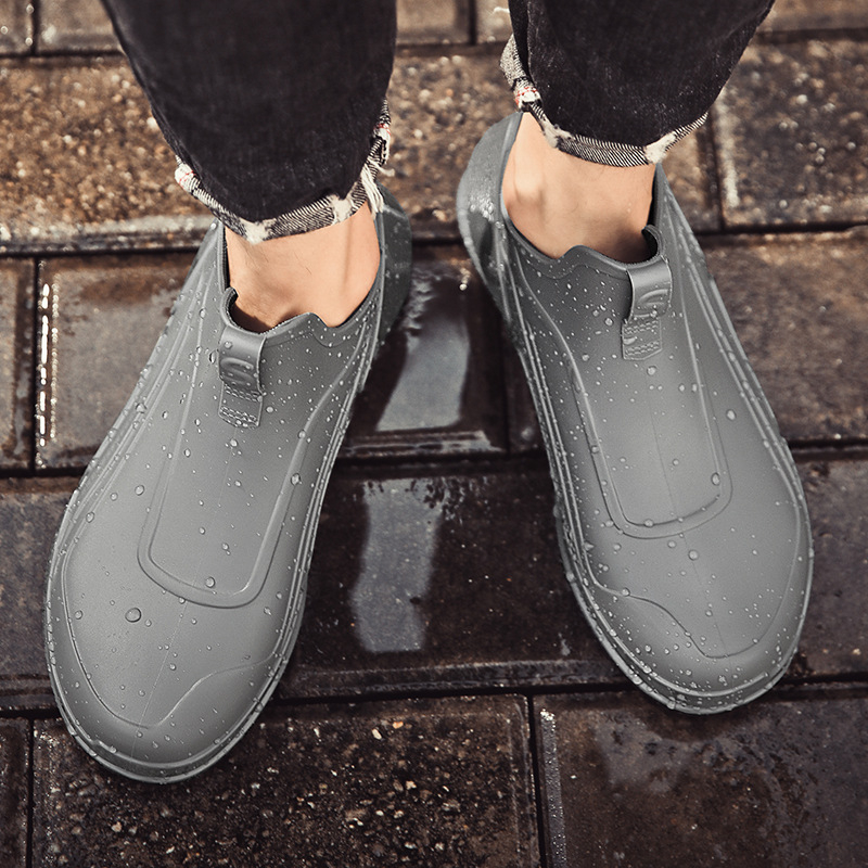 Meeste piiriülesed kummikud 2025. aasta uued kevadised libisemiskindlad veekindlad madala säärega kummikud kokatöö kaitseks mõeldud kummist kingad