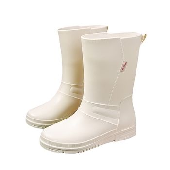 Moteriški vandeniui atsparūs neslystantys, vilnos pamušalu padengti guminiai batai iki blauzdų, japoniško stiliaus, madingi lauko guminiai batai, nauji, minkštu padu virtuvėje