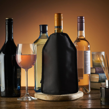 Veinikülmikuga jääveini nailonist pöörleva geeliga jääkott Kiirelt jahutav punase veini kott Veinikattega jääkott