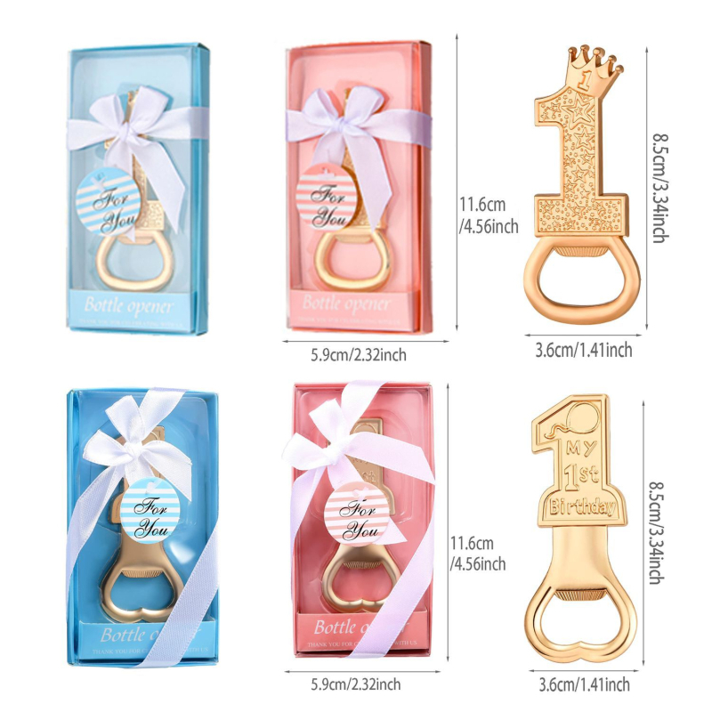 Divatos klasszikus, határokon átnyúló, nagy eladású, 1 alakú üvegnyitó, születésnapi ajándékok, esküvői szuvenírek, konyhai bár kellékek