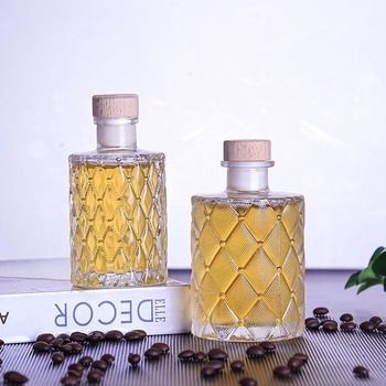 Χονδρική 200ml κρύο εκχύλισμα καφέ σφραγισμένο μπουκάλι με μοτίβο διαμαντιών μικρό μπουκάλι μικρό μπουκάλι κρασιού μπουκάλι ποτών αυτοπαρασκευασμένο κρασί Bayberry