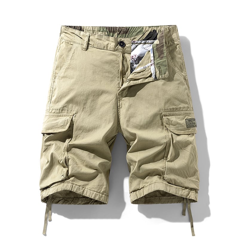 Pantaloni casual de vară pentru bărbați, simpli, cu mai multe buzunare, cu talie medie, exclusivi transfrontalieri pentru Amazon 3218