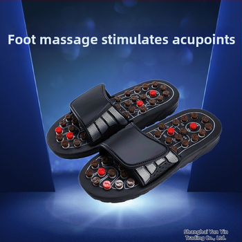 Acupressură Board masaj papuci pentru bărbați vară nouă elastică Moxibustion picior acupunctură terapie magnetică papuci acasă picior terapie pantofi de sănătate