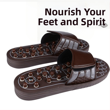 Acupressură Board masaj papuci pentru bărbați vară nouă elastică Moxibustion picior acupunctură terapie magnetică papuci acasă picior terapie pantofi de sănătate
